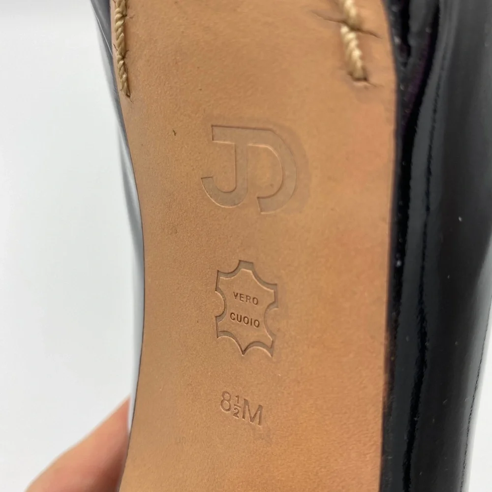 JOAN & DAVID Black Patent DaniColette Pumps